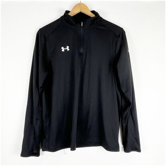Under Armour Black Pullover Heatgear Loose Fit Large - Picture 2 of 9